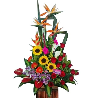 Arreglo Floral Amor Tropical A Domicilio En Cali 