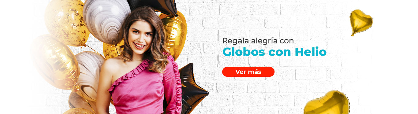 Globos con helio en Bogotá