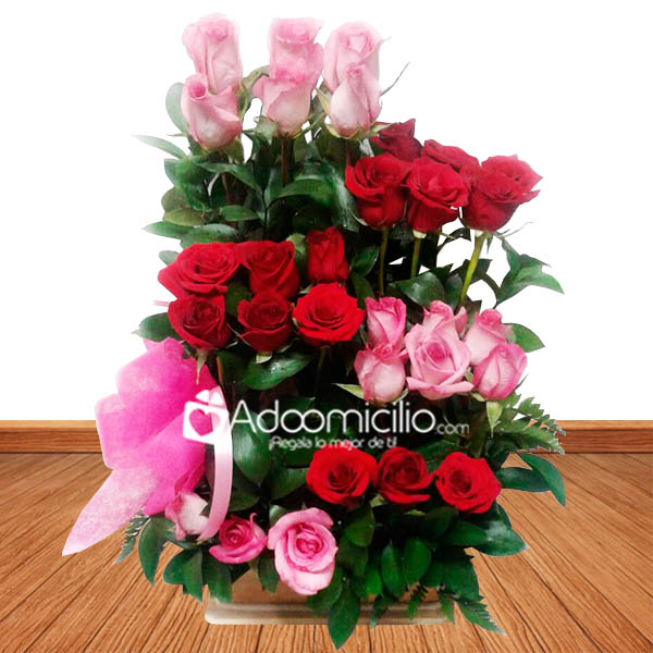 Regalos san Valentín Medellín Arreglo floral combinado