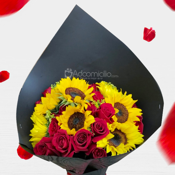 Rosas Y Girasoles Para Amor Y Amistad A Domicilio En Cali 