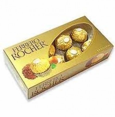 Caja de chocolates ferrero rocher x 8 unds