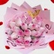 Bouquet De Rosas Rosadas Para San Valentín A Domicilio En Cali 
