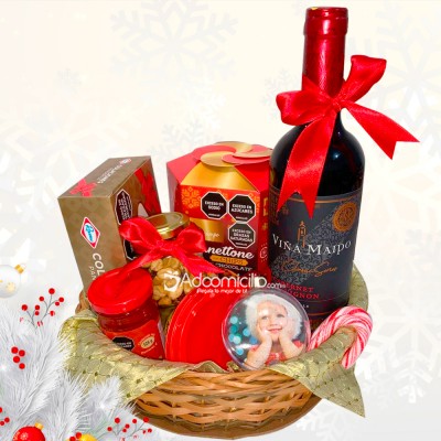 Ancheta Navideña Corporativa Con Vino A Domicilio En Cali Pedido Con Un Día De Anticipación 