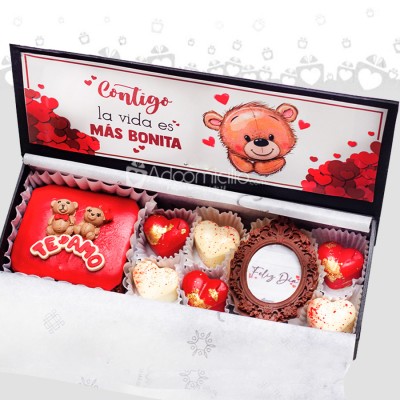 Regalo Para San Valentín Con Brownie A Domicilio En Medellín Pedido Con Un Día De Anticipación 