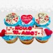 Regalos amor y amistad Medellín Cupcakes x 6 Unds Felices Meses Pedido Con Un Dia De Anticipación