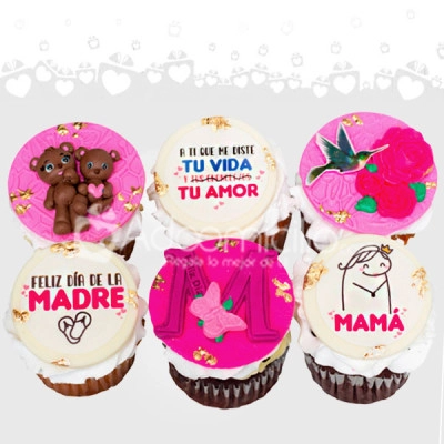 Cupcakes X6 Para Mamá A Domicilio En Medellín Pedido Con 2 Días De Anticipación 