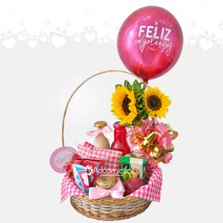 Desayunos Sorpresa Día de la Madre a domicilio en Cali  Especial Girasol 
