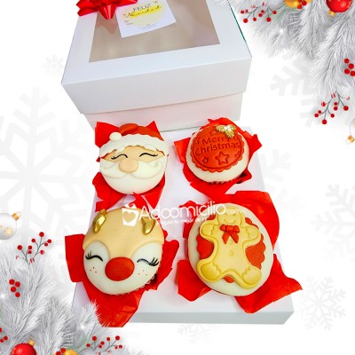 Cupcakes X4 Navideños A Domicilio En Popayán Pedido Con Un Día De Anticipación 
