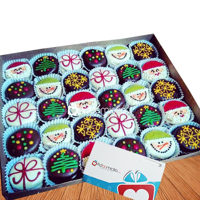 Regalos de navidad Cali Caja x 30 alfajores de navidad Pedido Con Un Día De Anticipación