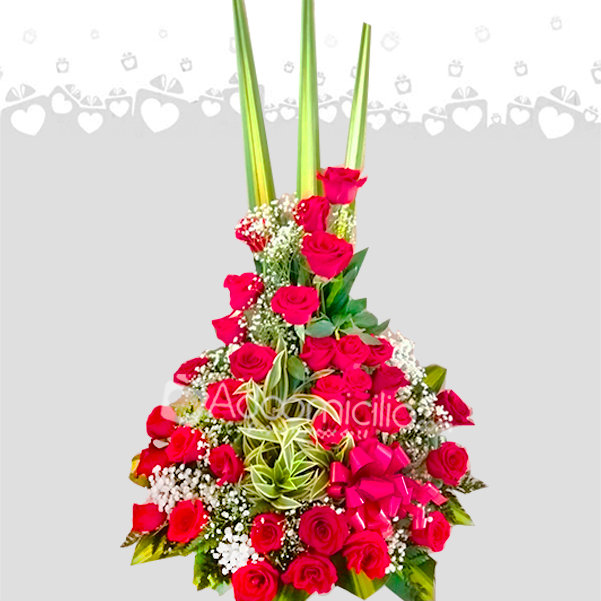 Regalos de amor y amistad a domicilio en Cali Arreglo floral x 36 rosas 