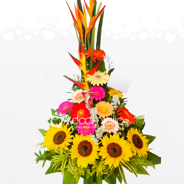 Regalos Dia De La Madre Arreglos Florales De Gerberas Y Girasoles A Domicilio En Pereira