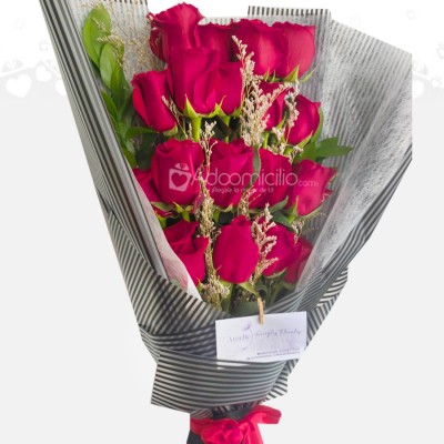 Bouquet De Rosas Para Amor Y Amistad A Domicilio En Pereira 