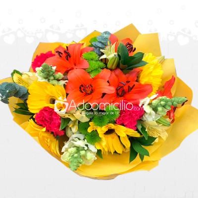 Bouquet Mix Floral Arreglos Florales A Domicilio en Cartagena