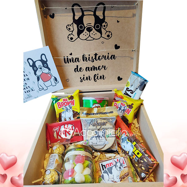 Baúl De Dulces Personalizado Regalos Y Anchetas San Valentín a Domicilio en Bogotá Pedido Con 1 Dia De Anticipación