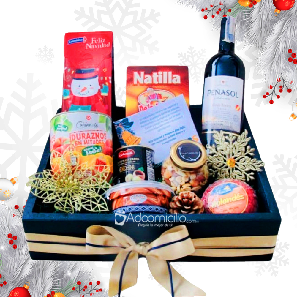 Ancheta Navideña Con Natilla A Domicilio En Bogotá Pedido Con Un Día De Anticipación 