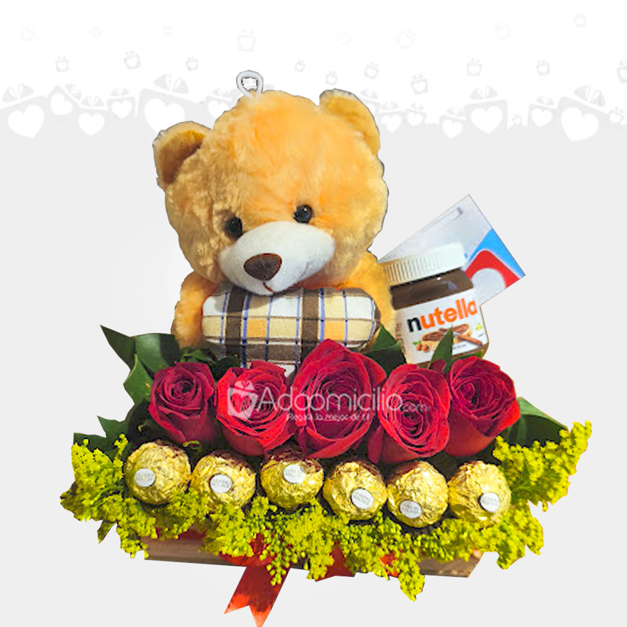 Chocolates Y Peluche Para San Valentín A Domicilio En Bogotá Pedido Con Un Día De Anticipación 