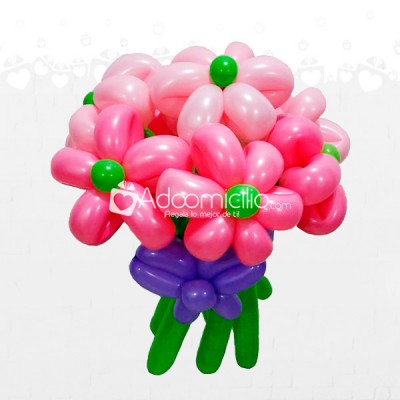 Mini Ramillete De Flores Arreglos De Globos A Domicilio En Medellin