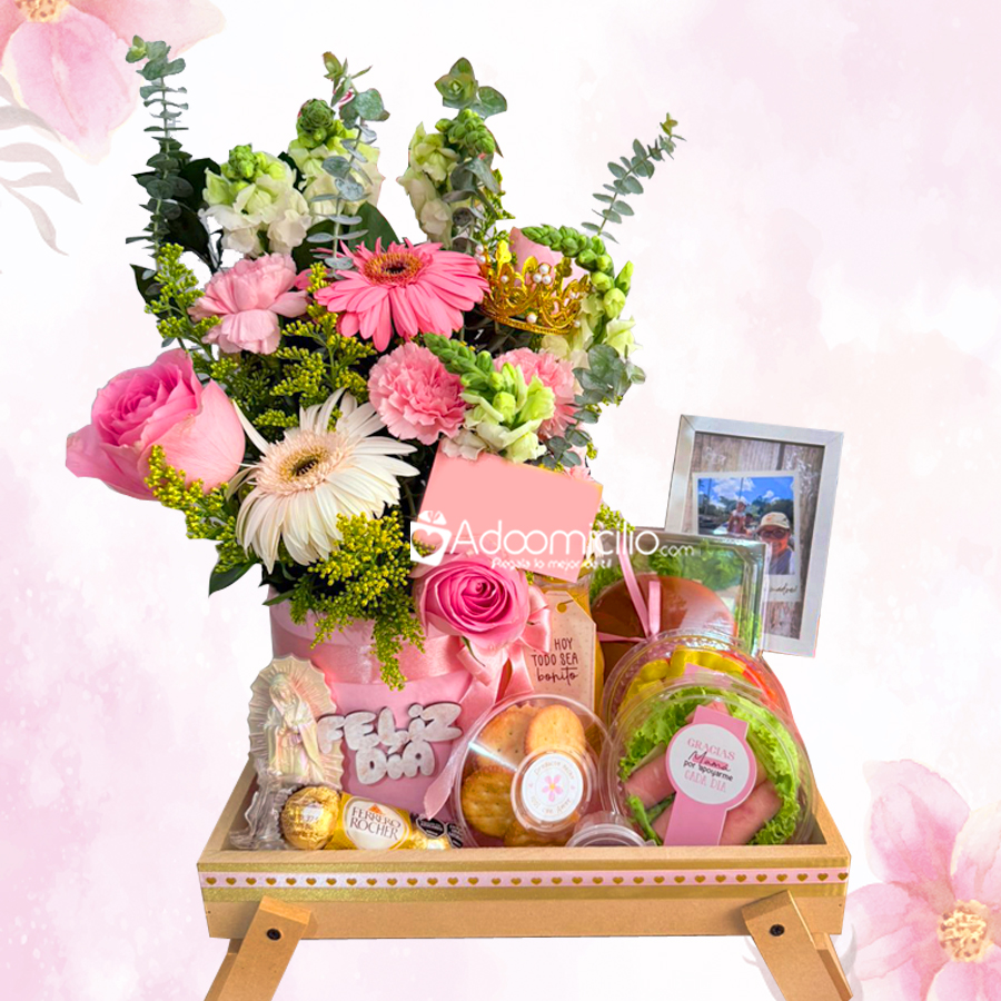 Desayuno Sorpresa Con Flores Para El Día De La Madre A Domcilio En Manizales Pedido Con Un Día De Anticipación 