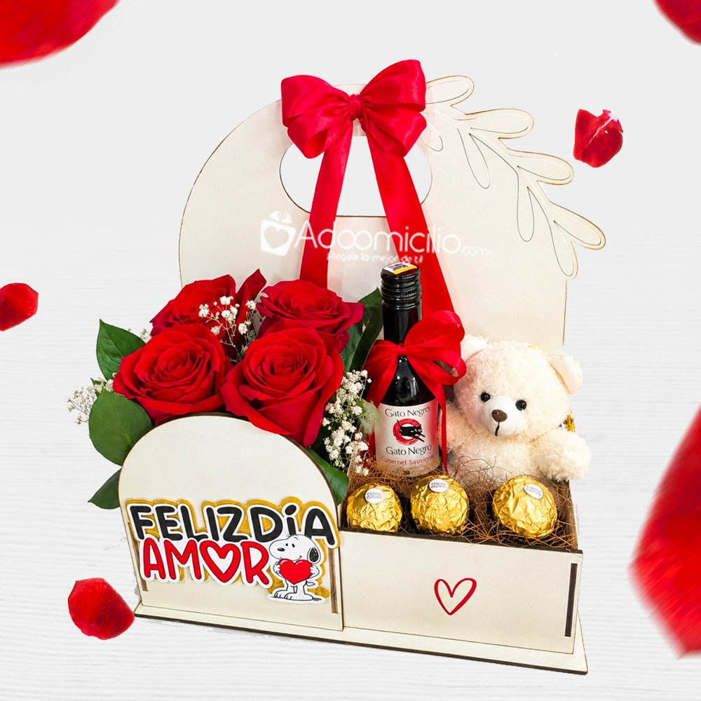 Vino Y Rosas Para Amor Y Amistad A Domicilio En Manizales Pedido Con Un Día De Anticipación
