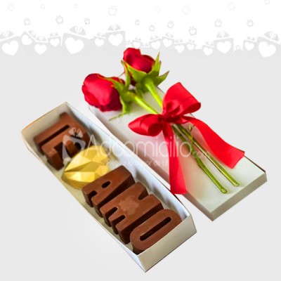 Te Amo Letras De Chocolate Regalos Amor Y Amistad A Domicilio