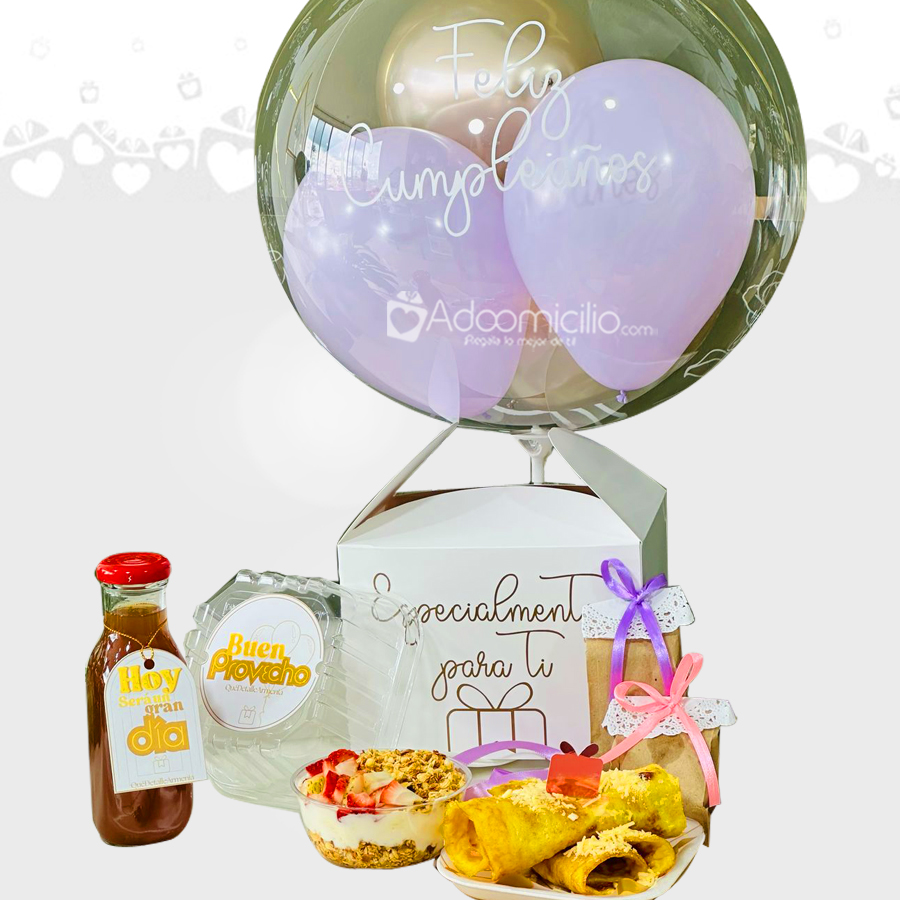 Desayuno Sorpresa De Cumpleaños Para Mujer A Domicilio En Armenia Pedido Con Un Día De Anticipación 