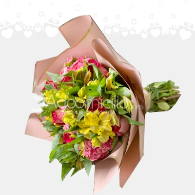 Bouquet Mixto De Flores A Domicilio En Armenia Pedido Con Un Día De Anticipación