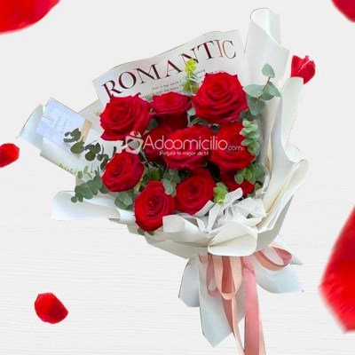 Bouquet De Rosas Para San Valentín A Domicilio En CDMX Pedido Con Un Día De Anticipación 