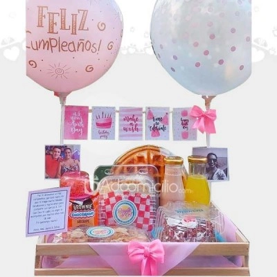 Desayuno Sorpresa De Cumpleaños Para Mujer A Domicilio En CDMX Pedido Con 2 Días De Anticipación 