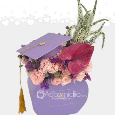 Arreglo Floral Para Grado A Domicilio En Monterrey Pedido Con 2 Días De Anticipación 