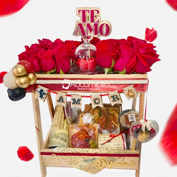 Regalo Con Vino Y Tabla De Quesos Para Amor Y Amistad A Domicilio En Medellín Pedido Con Un Día De Anticipación 