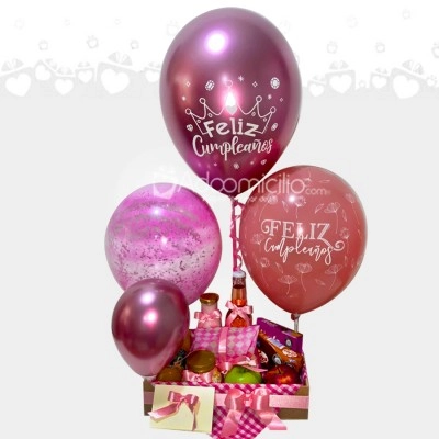 Desayuno Sorpresa Para Mujer Con Globos A Domicilio En Pereira Pedido Con Un Día De Anticipación 