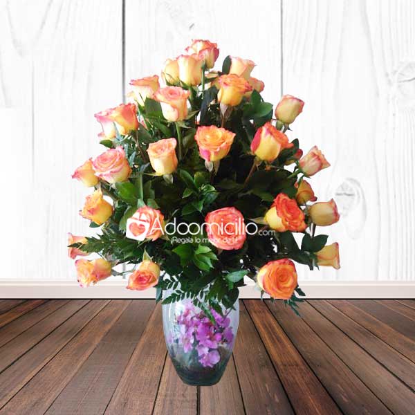 Arreglo Floral Rosas Confeti Floristeria En Cali